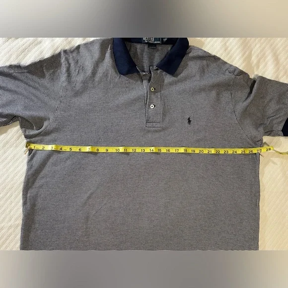 Polo by Ralph Lauren Men's Navy and White Shirt - Picture 4 of 9